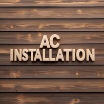 AC installation service button image for Sylvester’s Air HVAC installation page in Port Orange,  Daytona Beach and rest of Volusia County Florida.